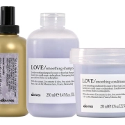 Davines LOVE Smoothing Ultimate Anti Frizz Trio from Finneys Hair in Trowbridge