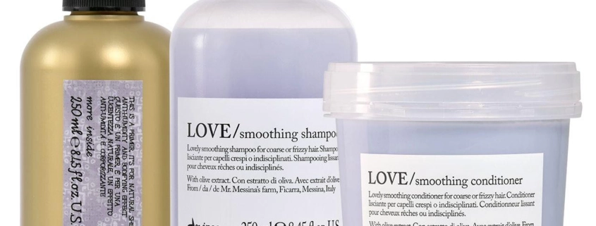 Davines LOVE Smoothing Ultimate Anti Frizz Trio from Finneys Hair in Trowbridge