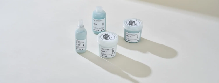  Davines Essential Haircare’s MINU/ range from Finley's Hair in Trowbridge.